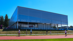 Sohen Gill Sports Box at Confederation Park.