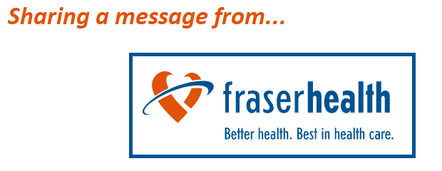 December 16, 2022 On behalf of the Fraser Health Authority’s Medical Health Officer, who has asked all school districts in the region to send this message, we are sharing the […]
