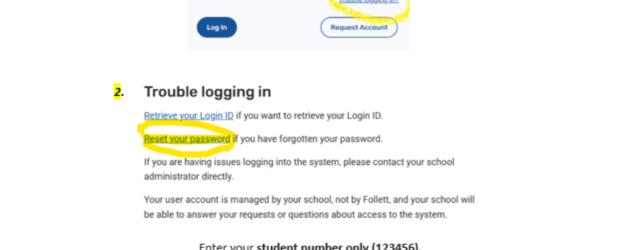 All Burnaby users of MyEducation should be able to access their accounts AFTER they reset their password.  See instructions below. NOTE:  Attendance data for the days without MyEducation/Network access are [&hellip;]